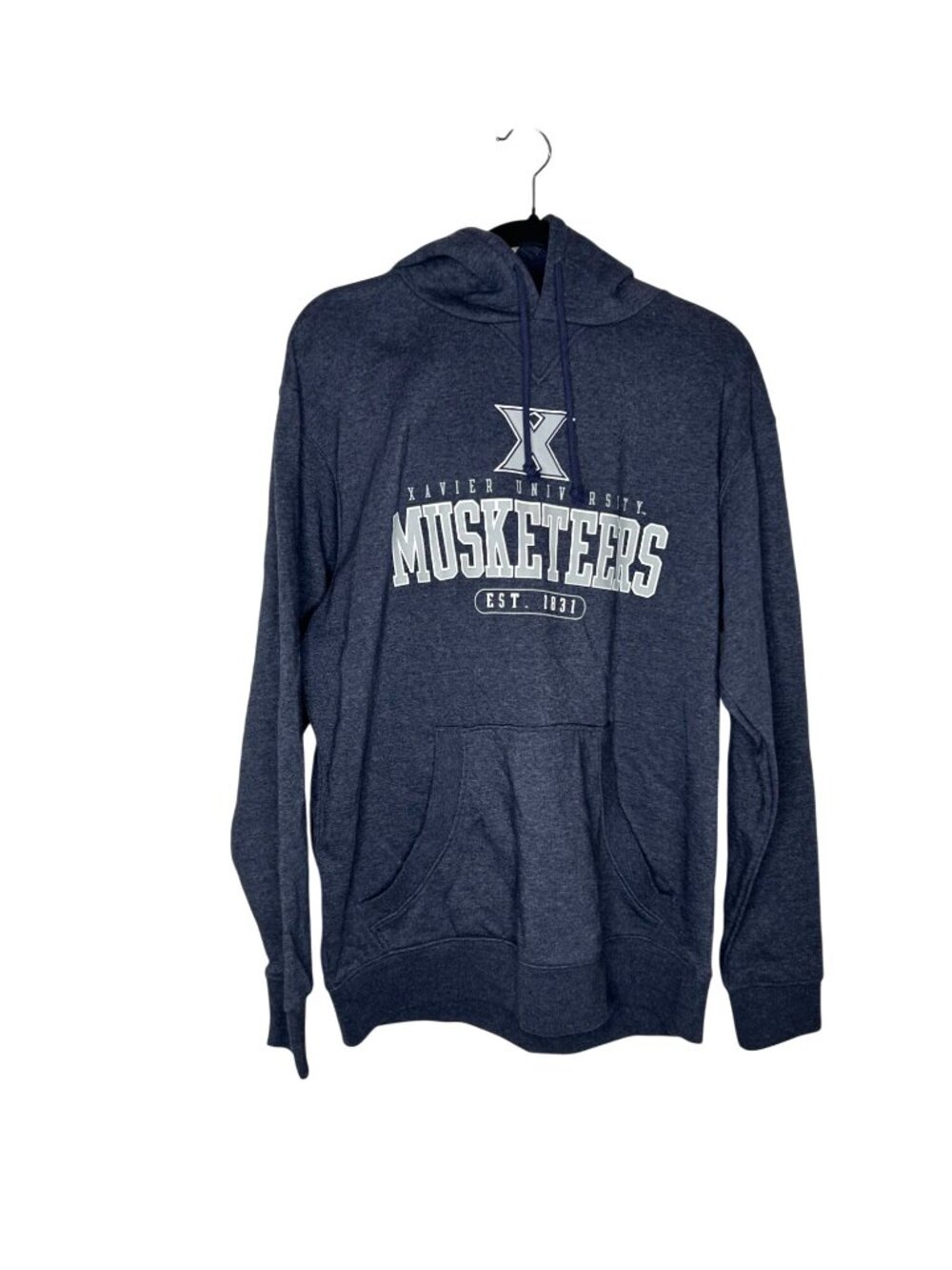 NWT Men's Small Xavier Musketeers Officially Licensed Hoodie, MSRP $49.99